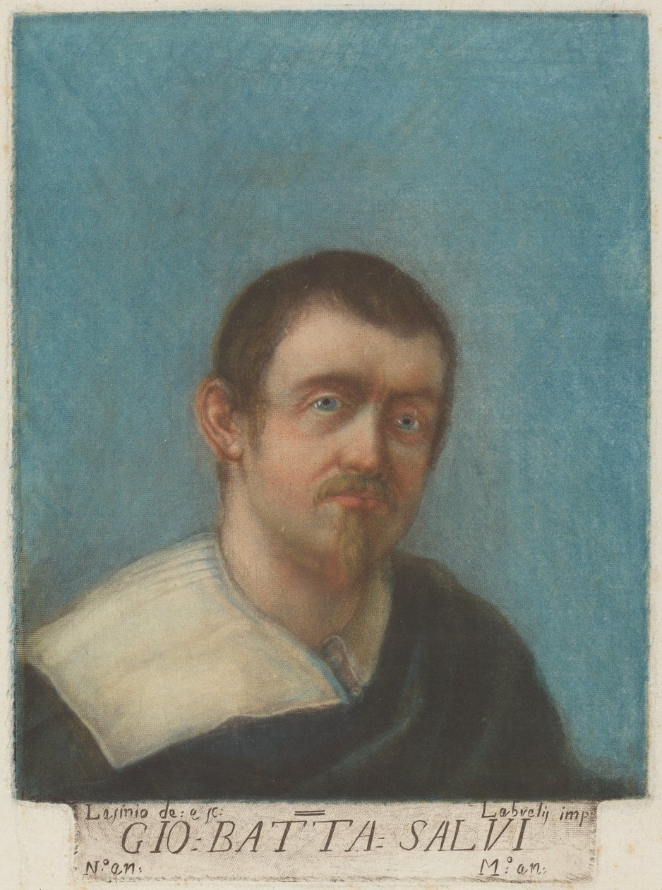 Giovanni Battista Salvi Il Sassoferrato, 1789 door Carlo Lasinio
