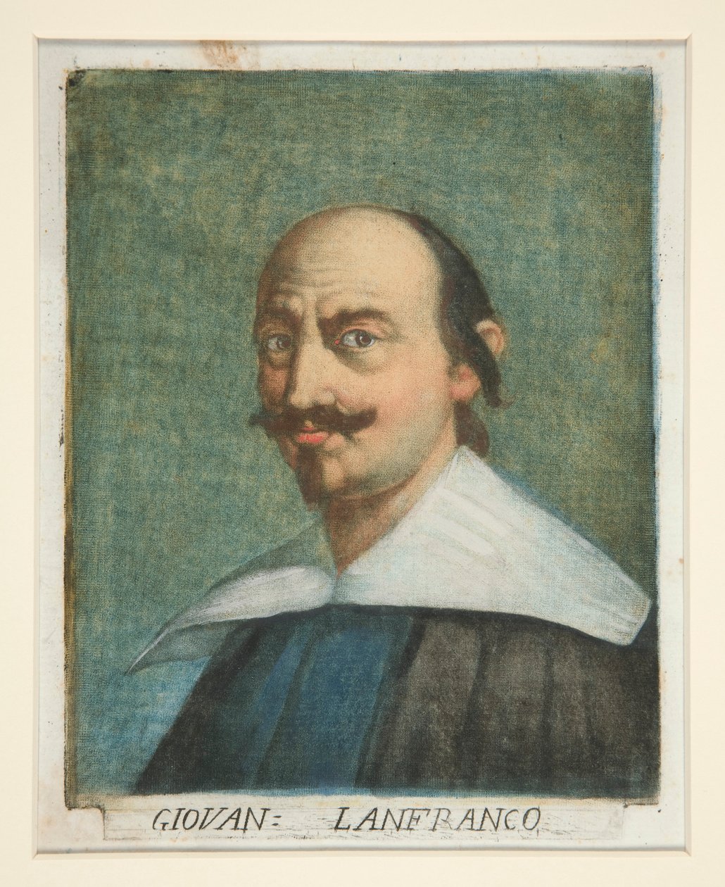 Giovanni Lanfranco, uit Ritratti di pittori (Portretten van Schilders) door Carlo Lasinio