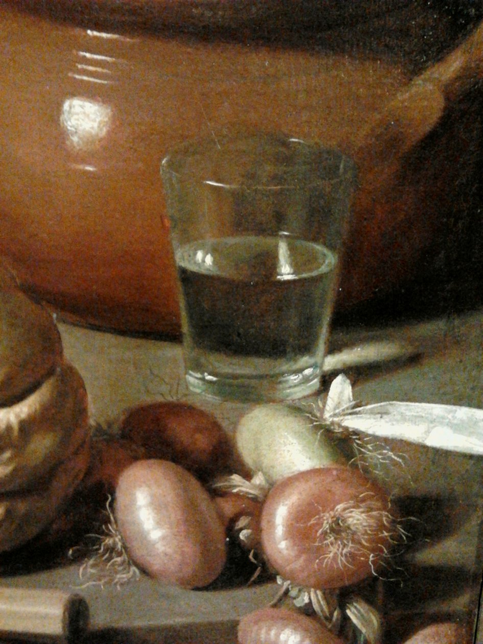 Pools: Stilleven met een koperen kan Stilleven met een koperen kan (detail). door Carlo Magini