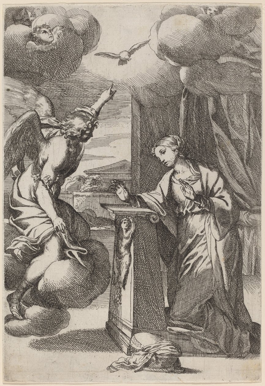 De Annunciatie door Carlo Maratta