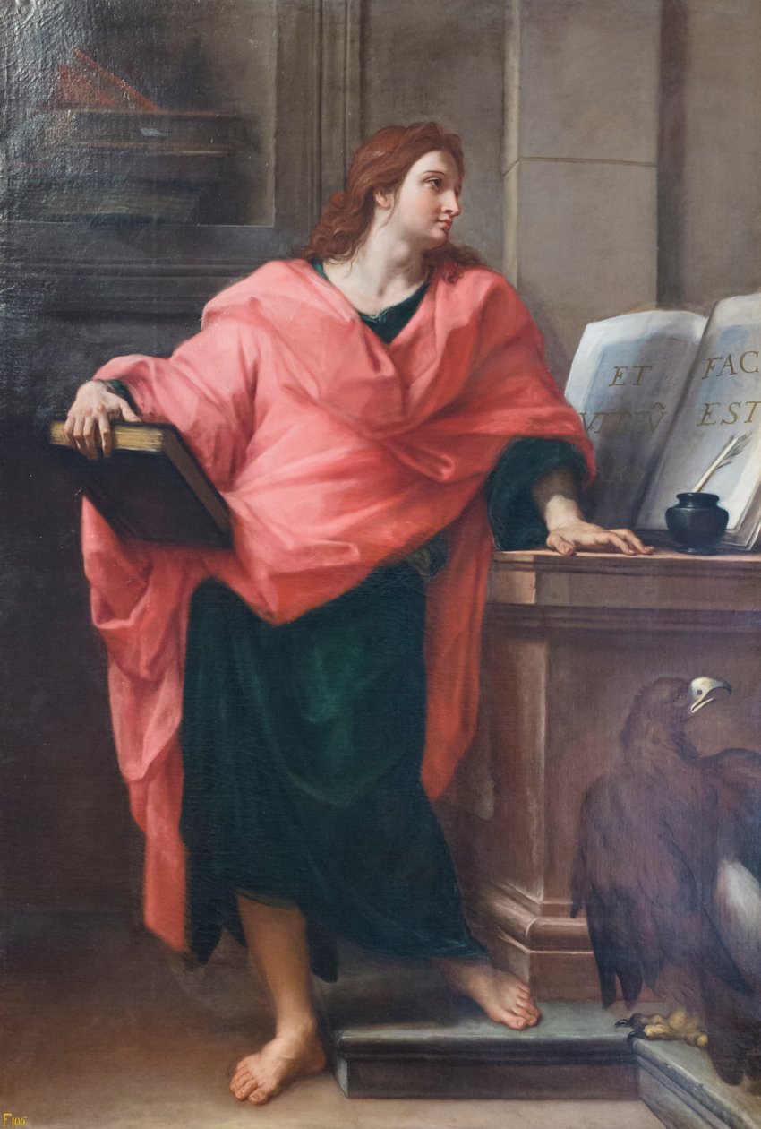Sint Jan de Evangelist door Carlo Maratta or Maratti