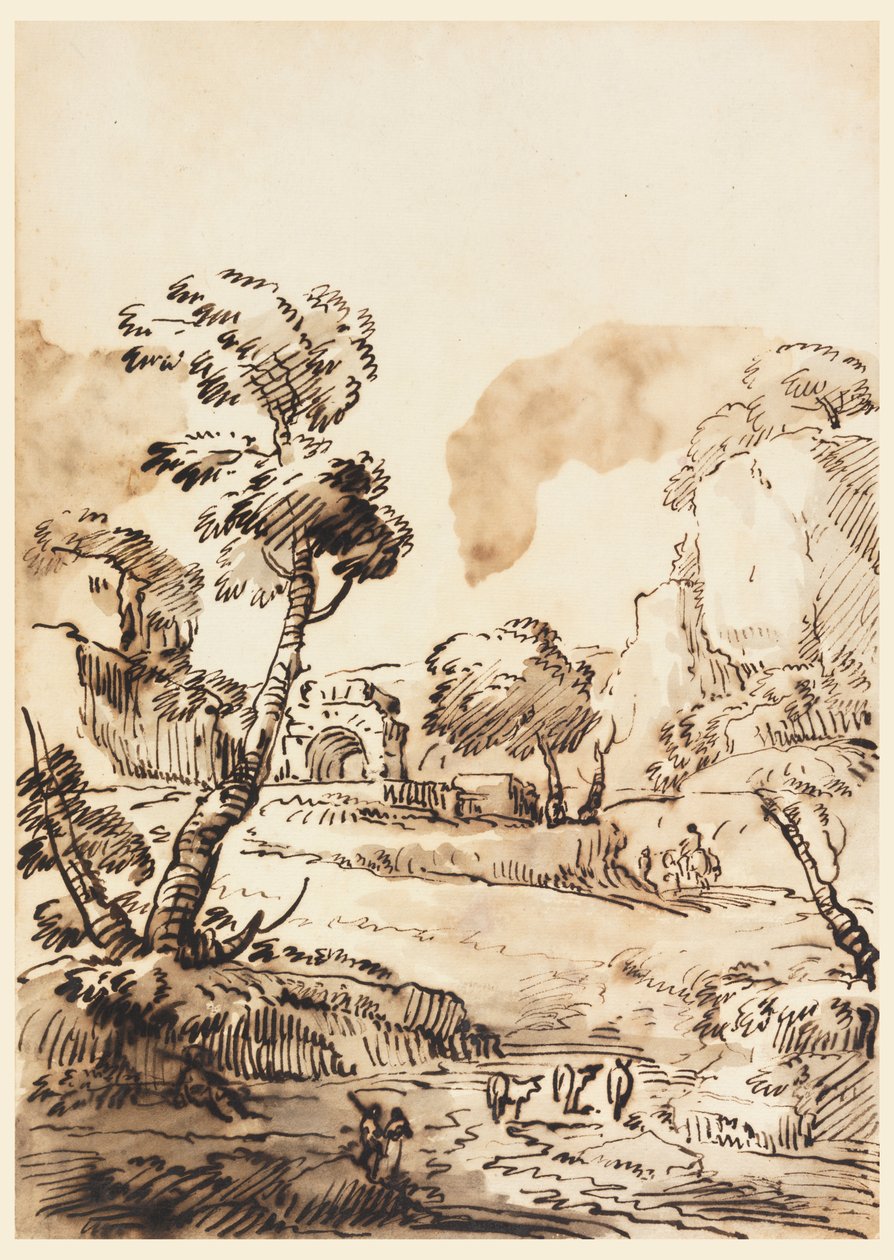 Een Pastoraal Landschap door Carlo Marchionni
