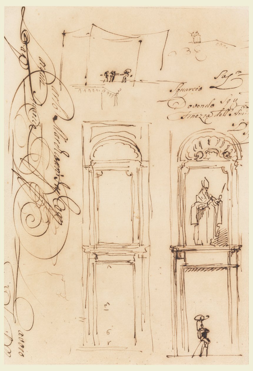 Schetsen en script door Carlo Marchionni