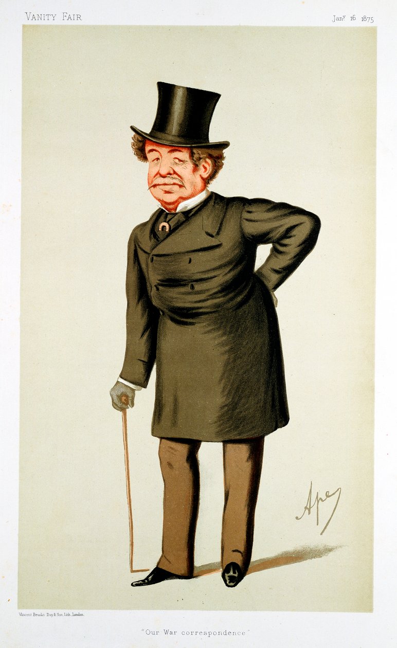 William Howard Russell, Iers-gebore Britse journalist, 1875 door Carlo Pellegrini