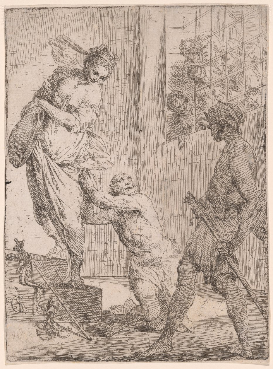 Het martelaarschap van Johannes de Doper door Carlo Saraceni