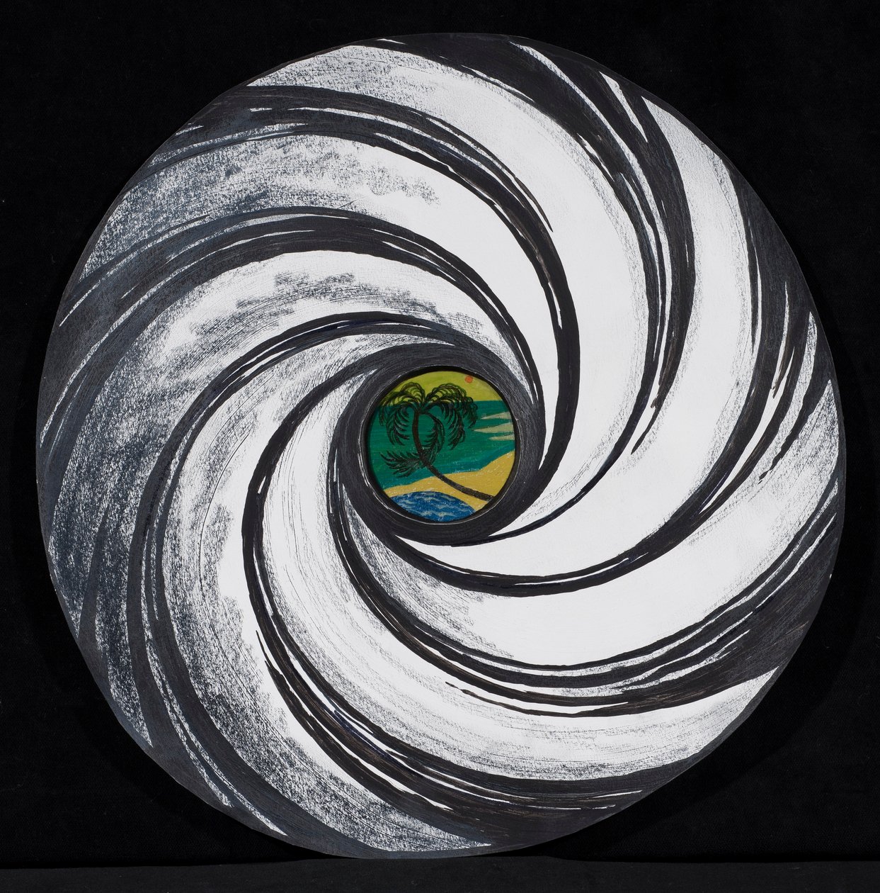 Lenswerveling met palmboom, 2005 door Carolyn Hubbard Ford