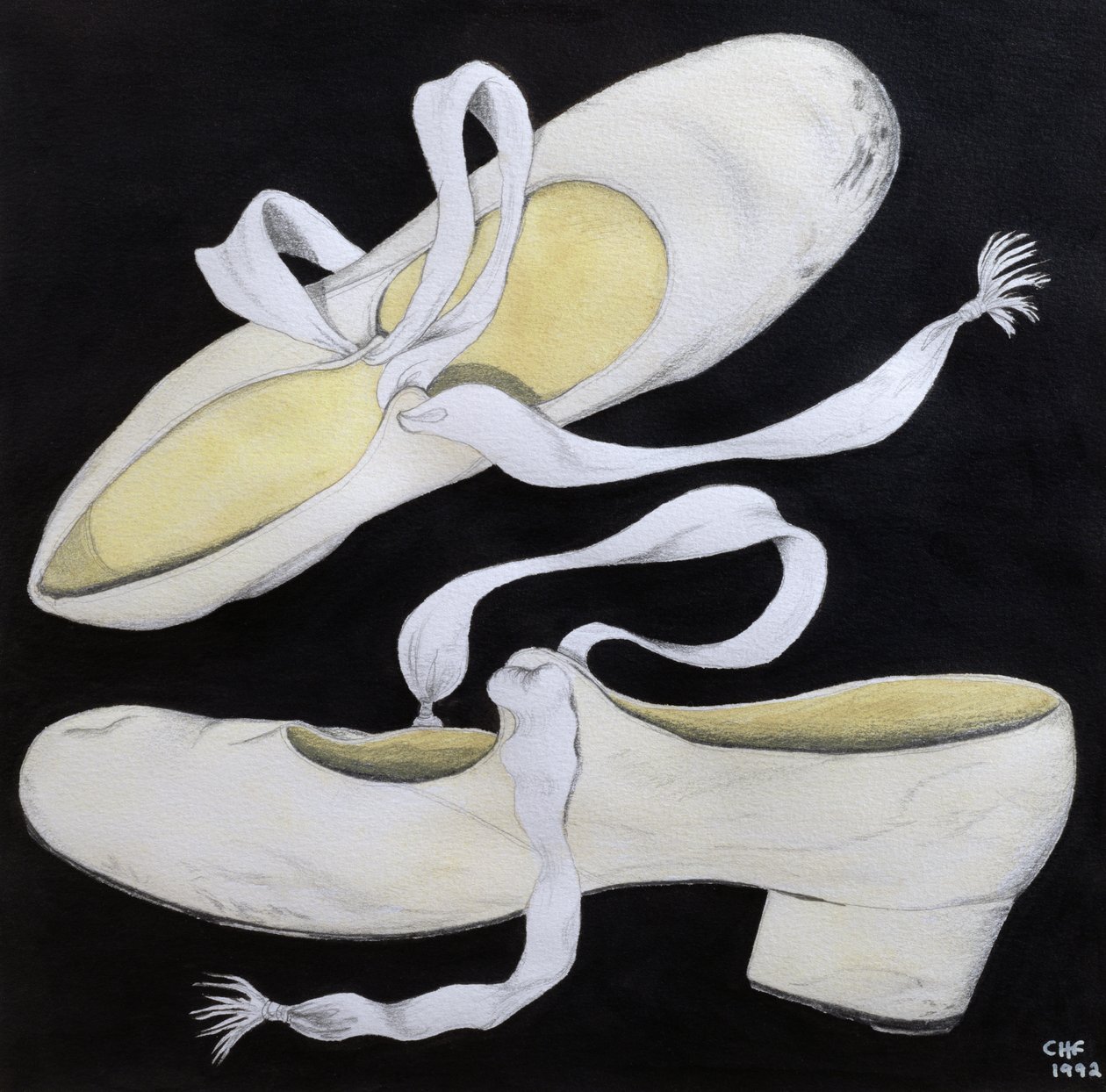 Oude Tapdansschoenen, 1992 door Carolyn Hubbard-Ford