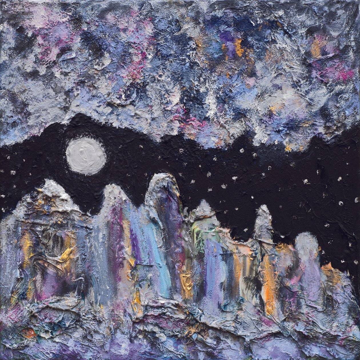 Ithaca Refound, 2011 (olieverf op doek) door Carolyn Mary Kleefeld