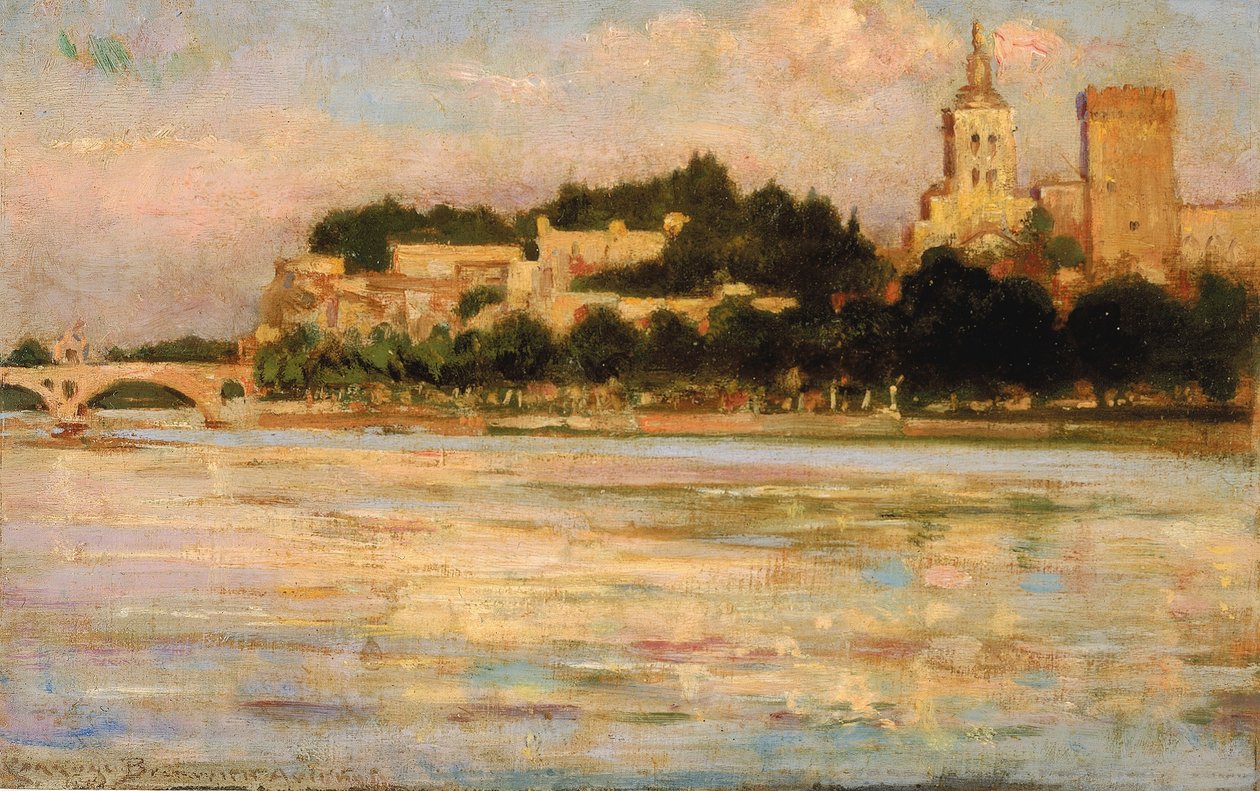 Het paleis van de pausen en de Pont d
