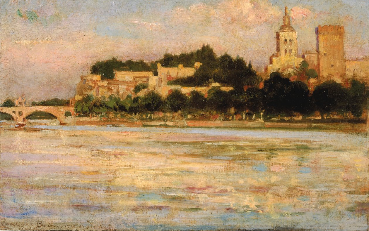 Het paleis van de pausen en Pont d