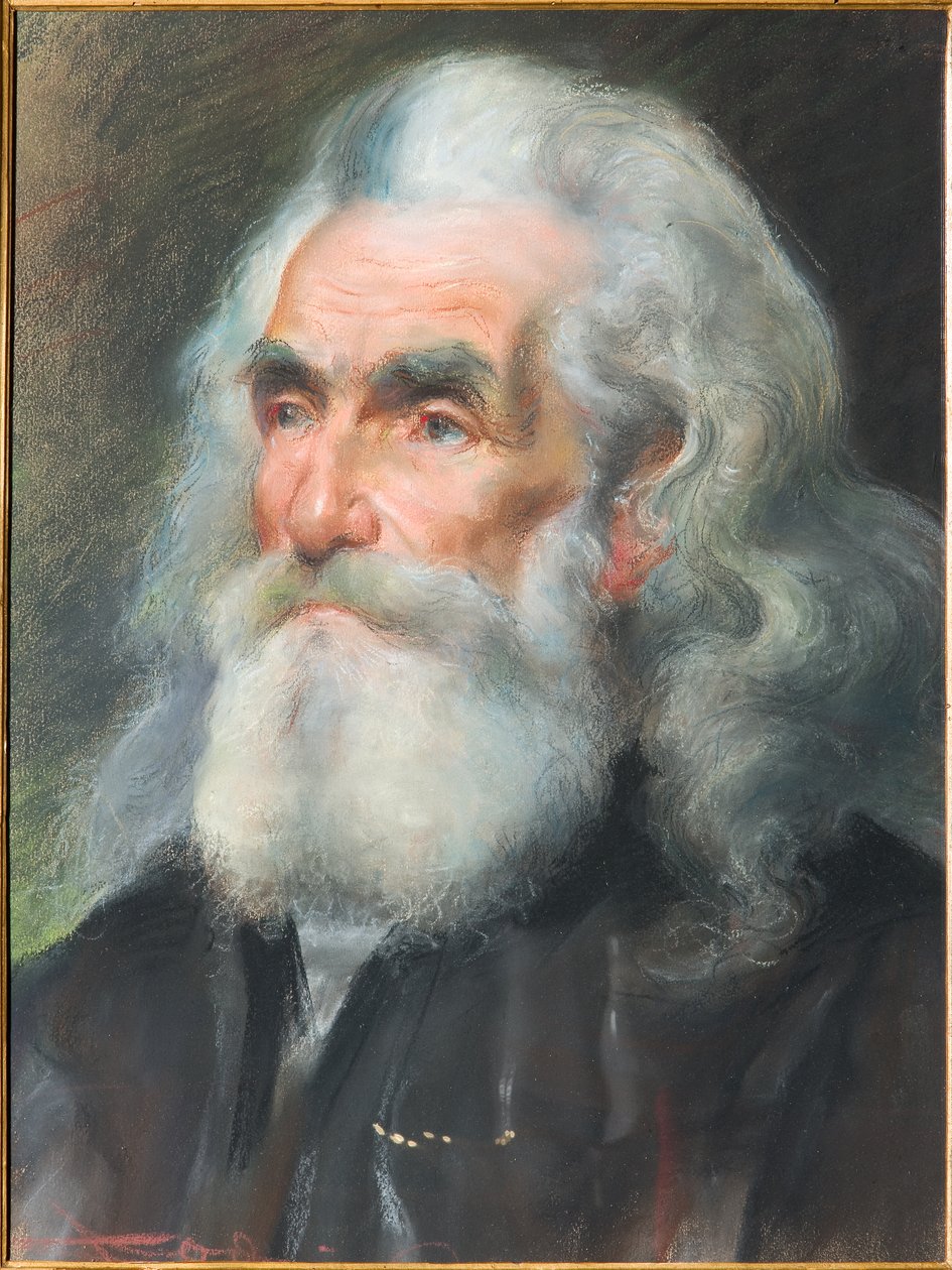 Portret van een Oude Man door Casimiro Jodi
