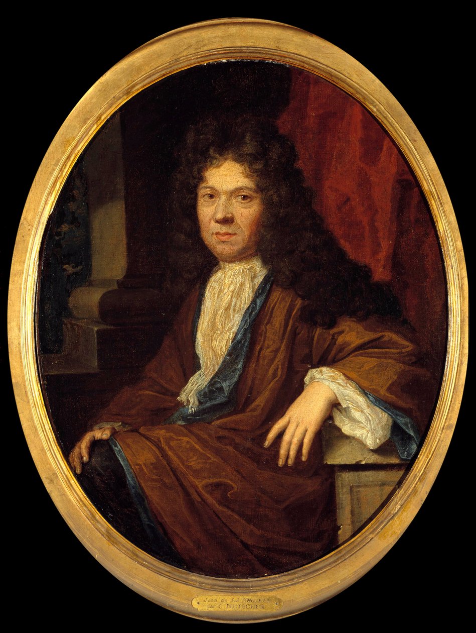 Portret van Jean de la Bruyere (1645-1696) Franse moralist door Caspar (attr. to) Netscher