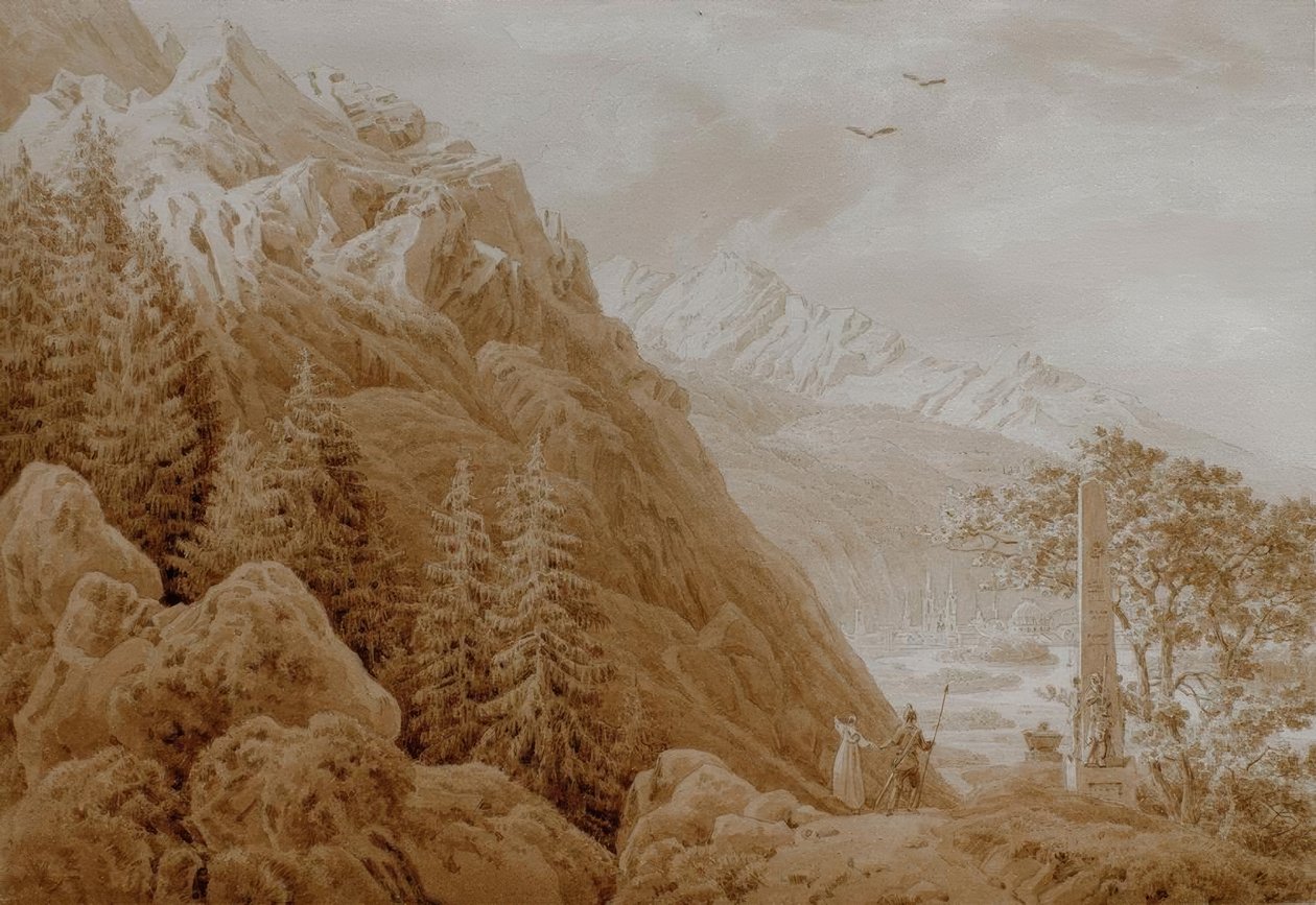 De herfst door Caspar David Friedrich