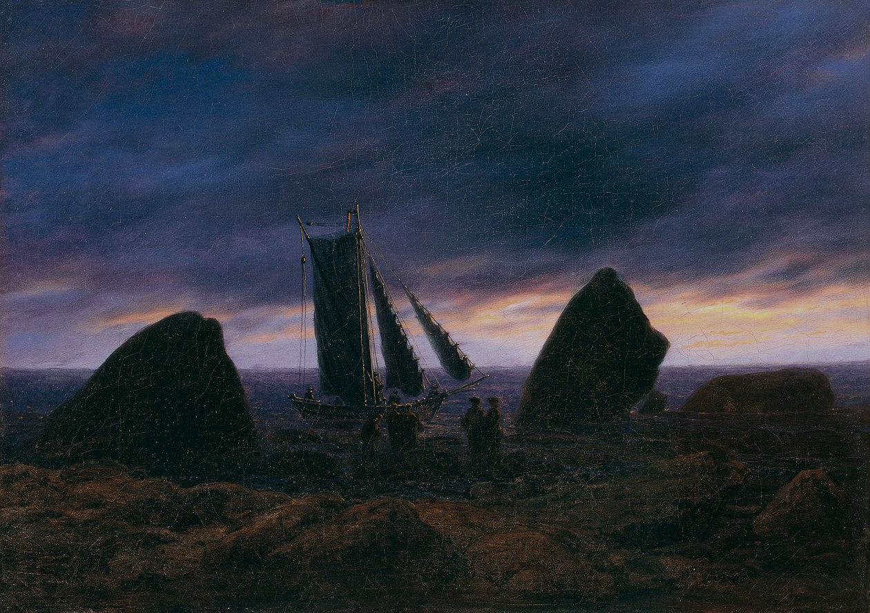 Vissersboot Bij De Oostzee, ca. 1830 door Caspar David Friedrich