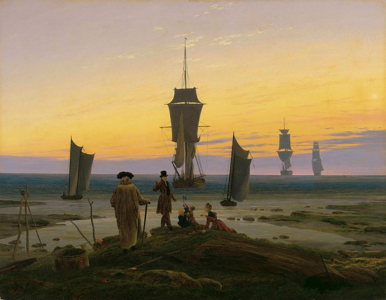 Duits: Die Lebensstufen De levensfasen door Caspar David Friedrich