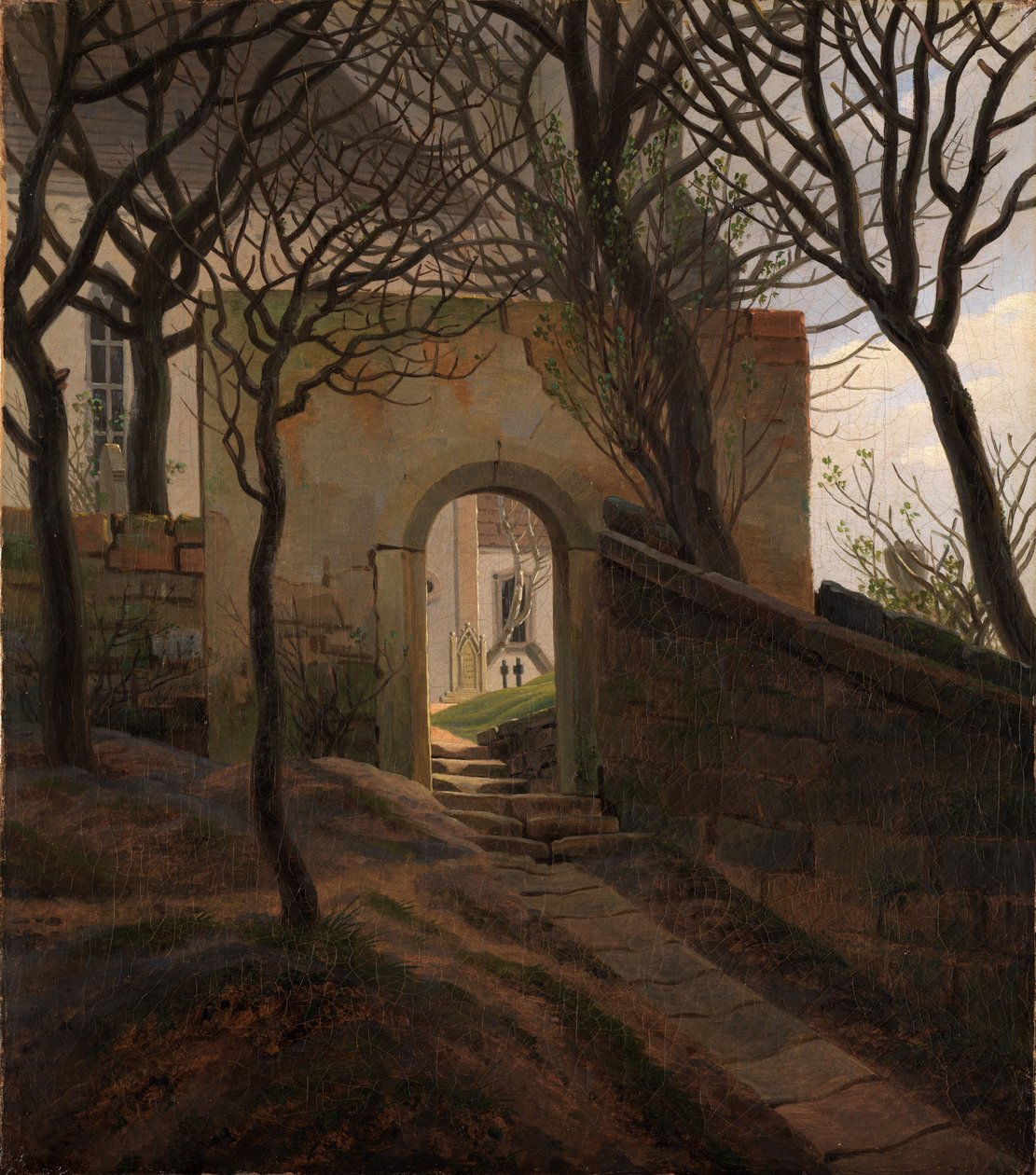 Kerkhofpoort door Caspar David Friedrich