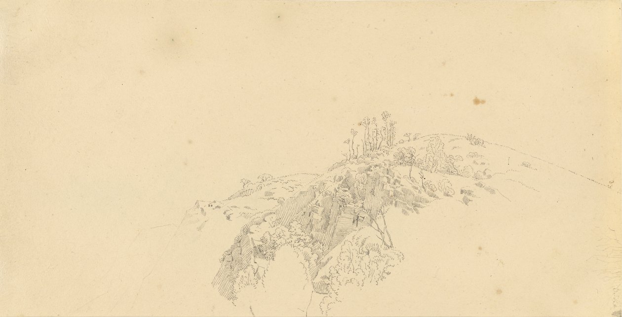Landschap


















 (studie) door Caspar David Friedrich