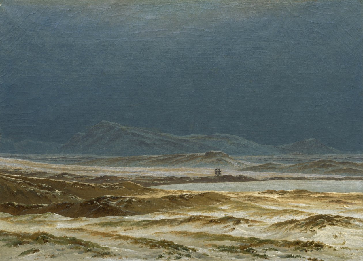 Noordelijk landschap, lente door Caspar David Friedrich