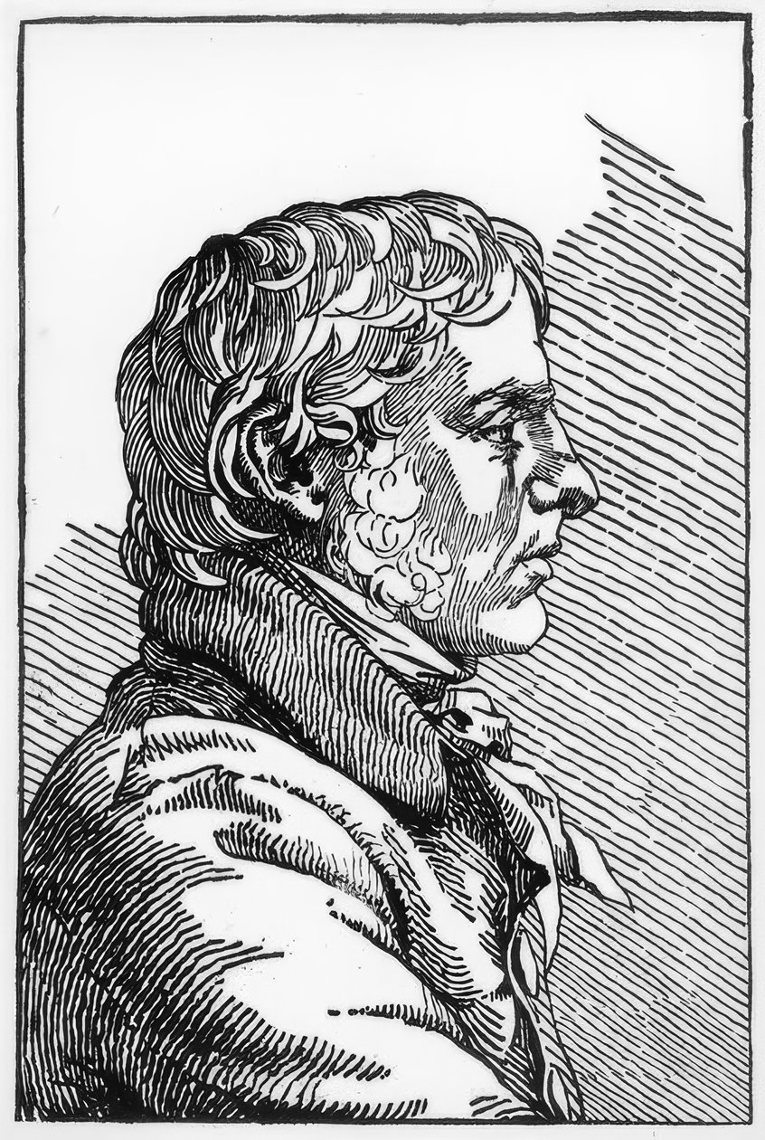 Zelfportret door Caspar David Friedrich