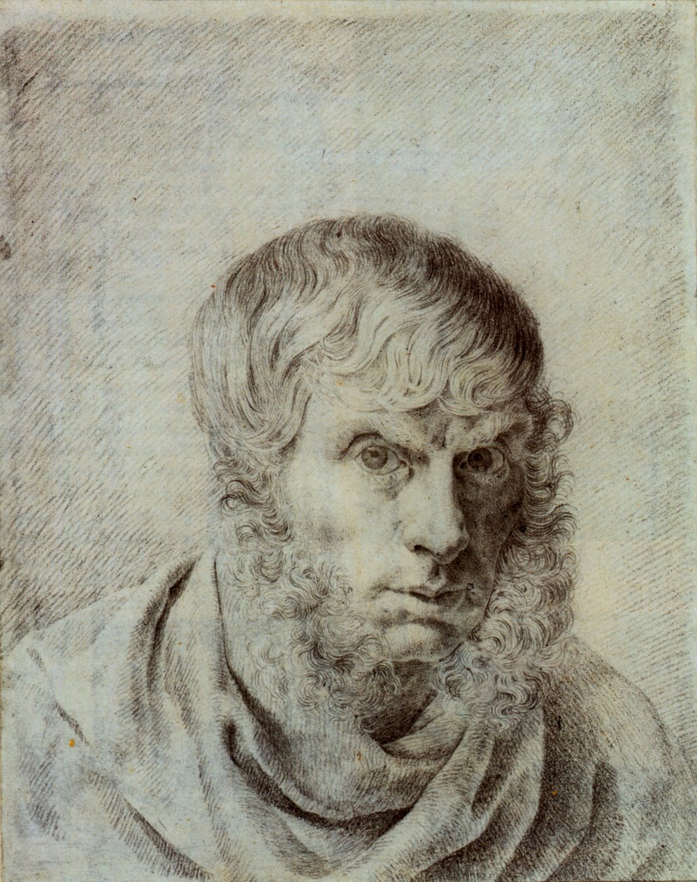Zelfportret, 1810 door Caspar David Friedrich