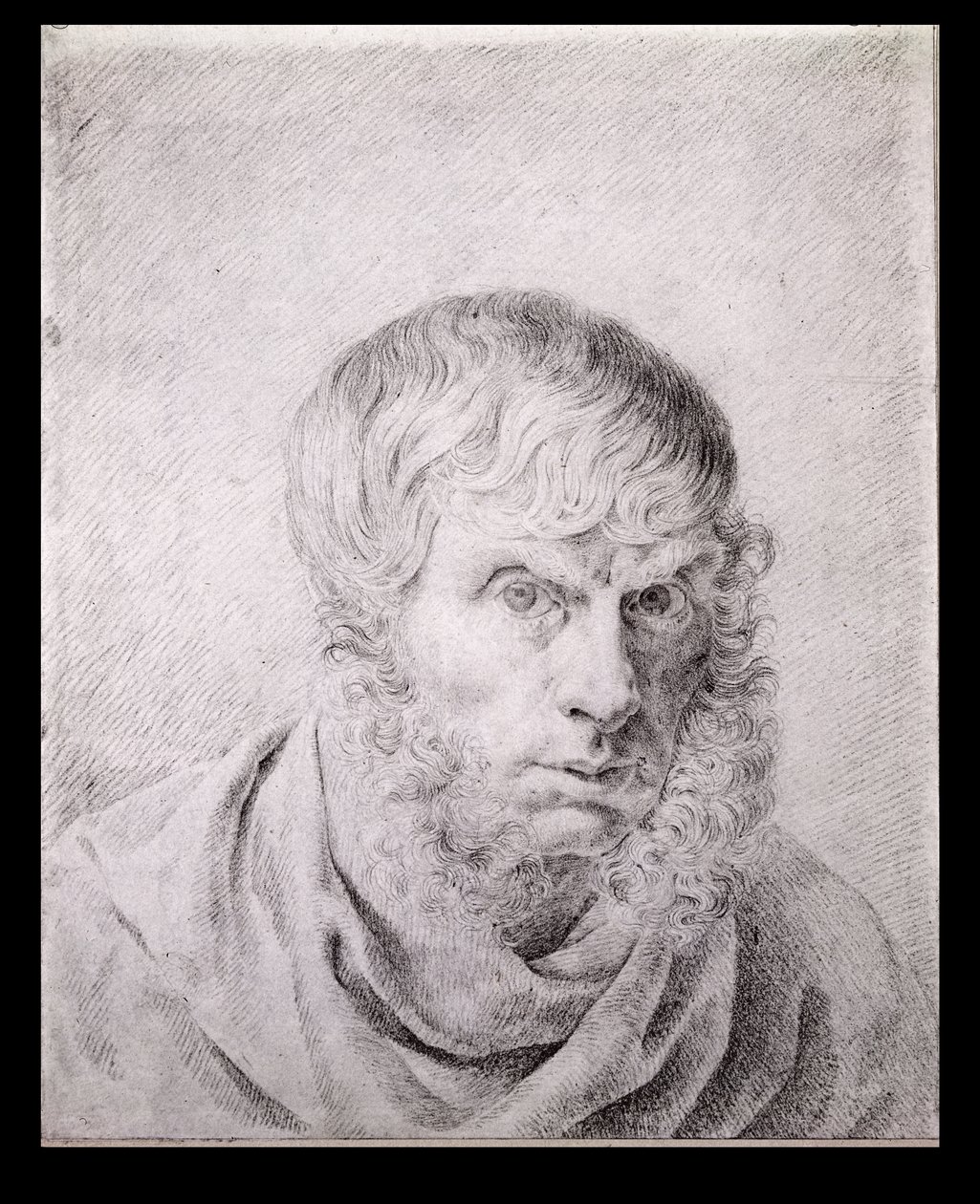 Zelfportret, c.1810 door Caspar David Friedrich