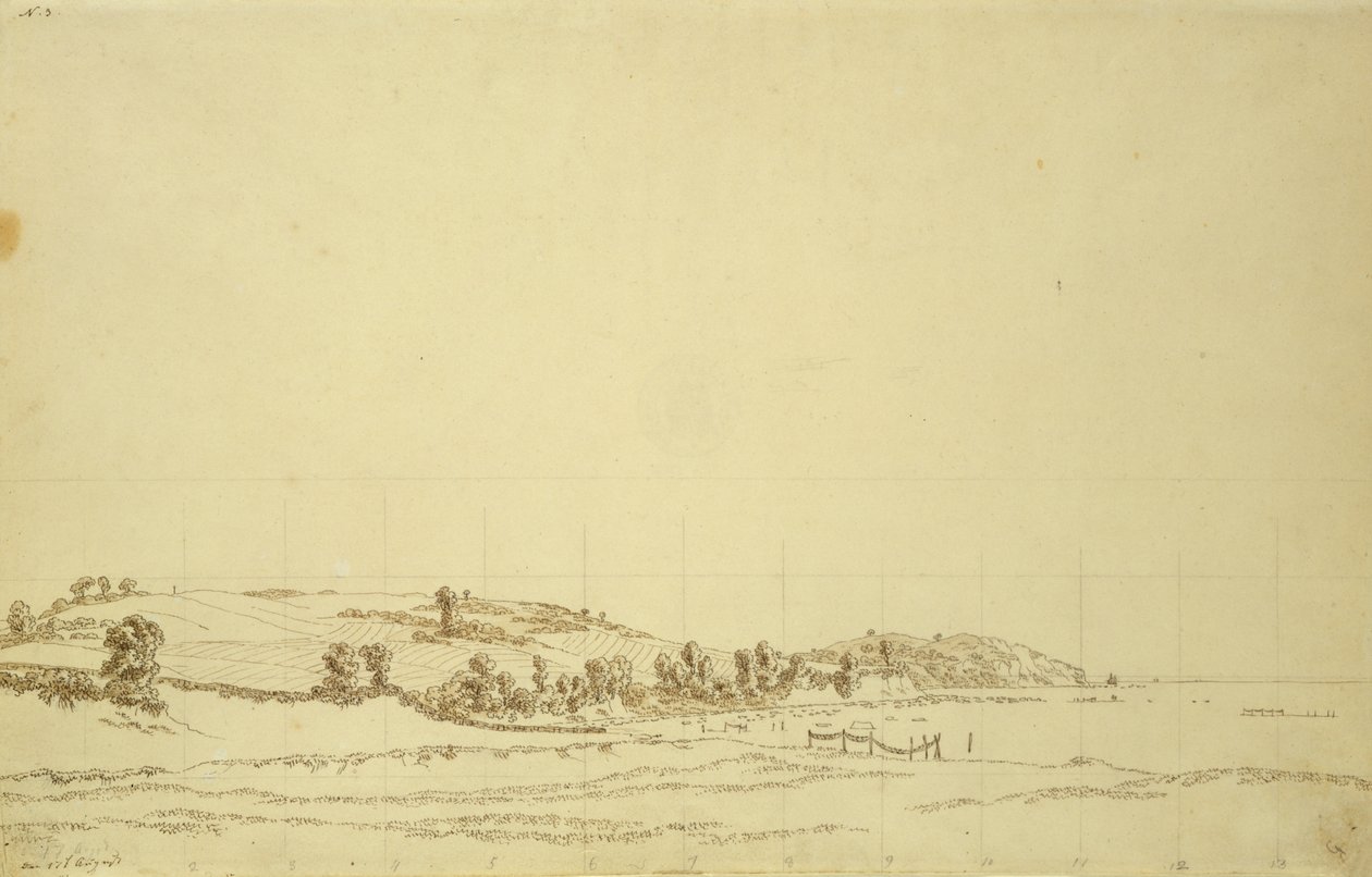 Zuidkust van Rügen door Caspar David Friedrich
