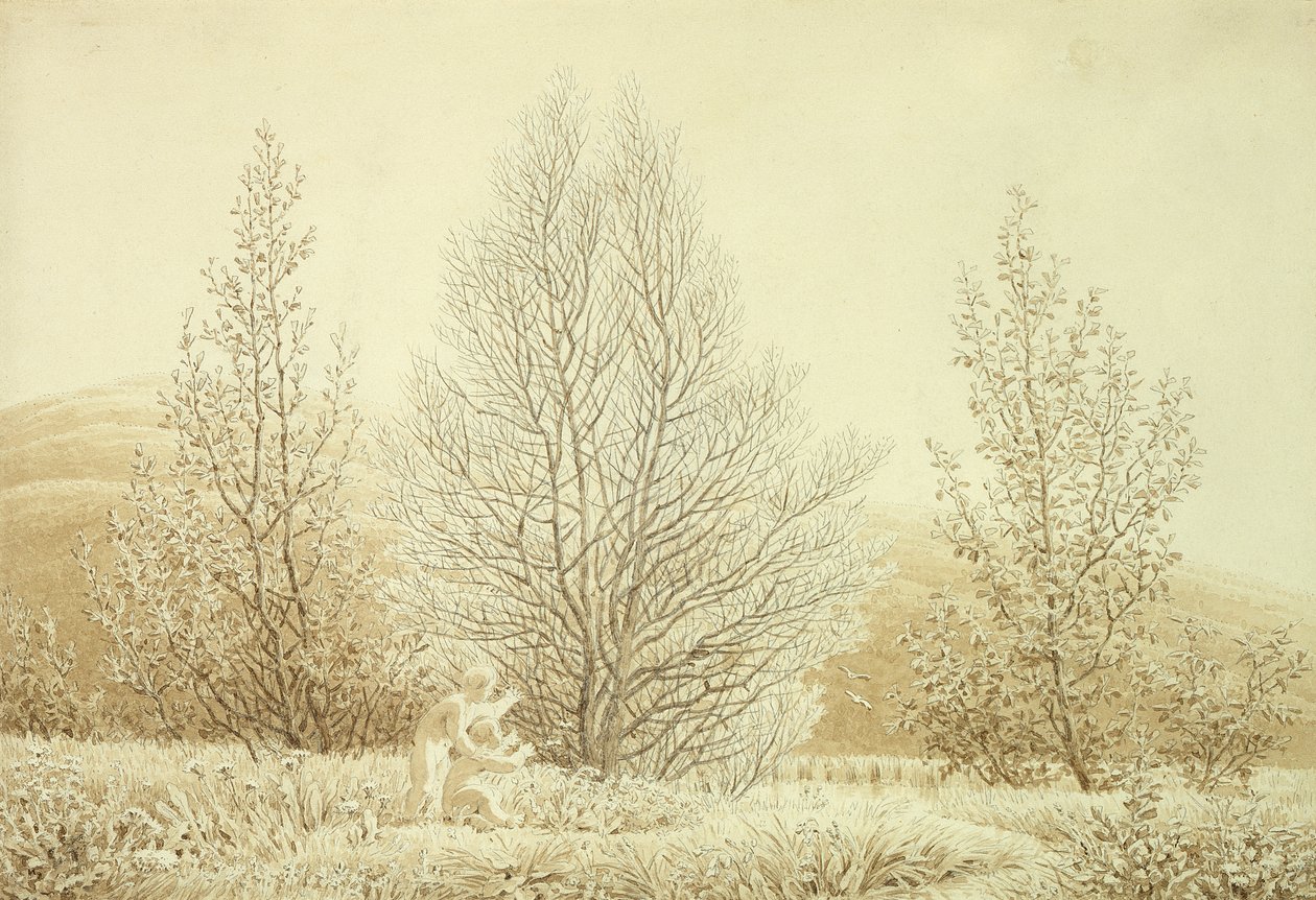 Lente door Caspar David Friedrich