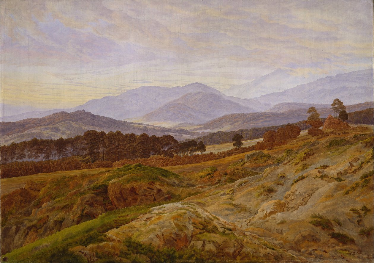 Het Reuzengebergte door Caspar David Friedrich