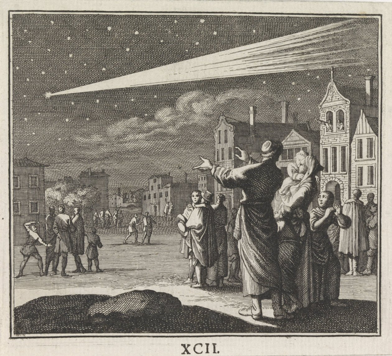 Embleem: komeet door Caspar Luyken