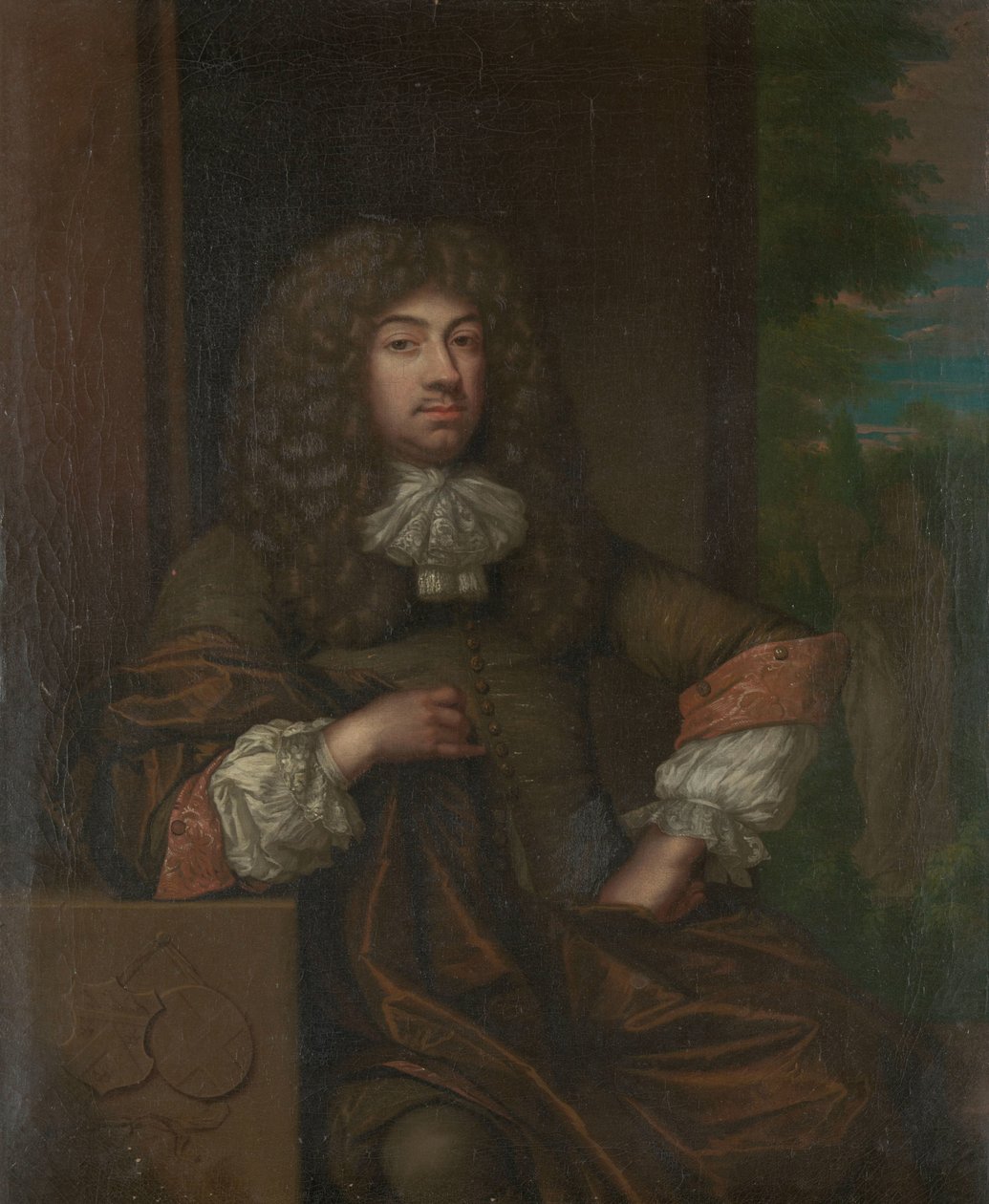 Portret van Jan Boudaen Courten (1635-1716), heer van St. Laurens, Schellach en Popkensburg, Rechter en Schepen van Middelburg door Caspar Netscher (copy after)