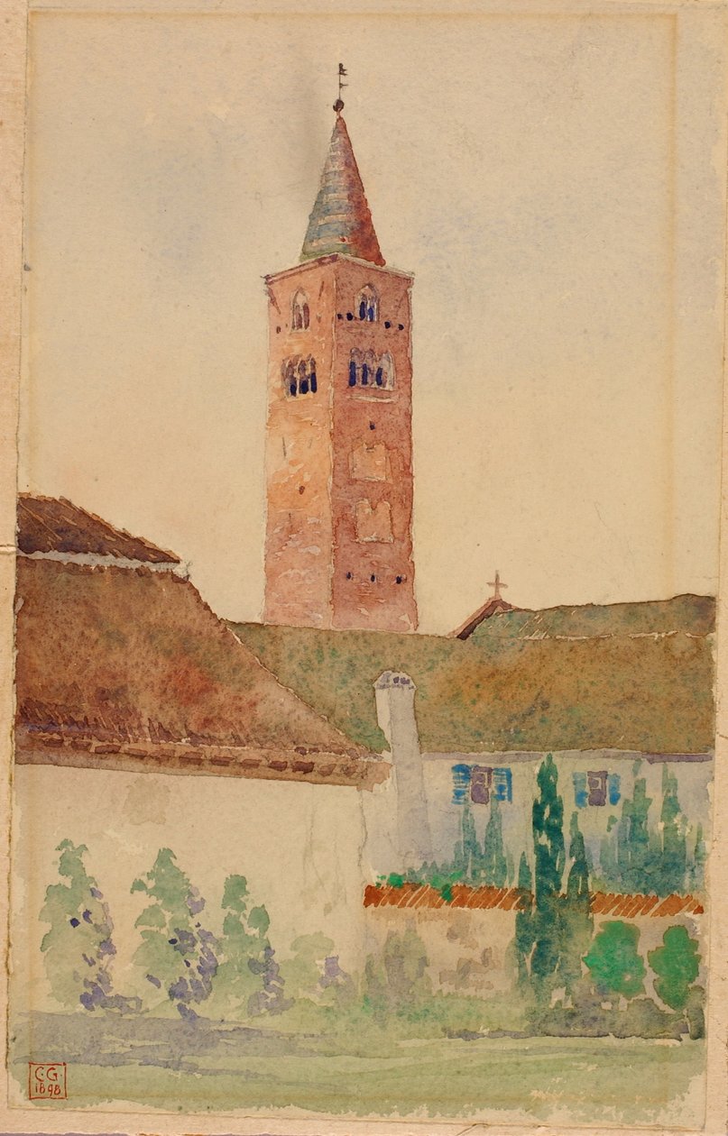 Kerktoren, Italië door Cass Gilbert