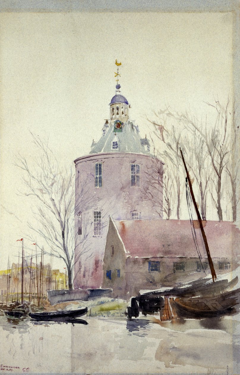 Toren bij Enkhuisen, Nederland door Cass Gilbert