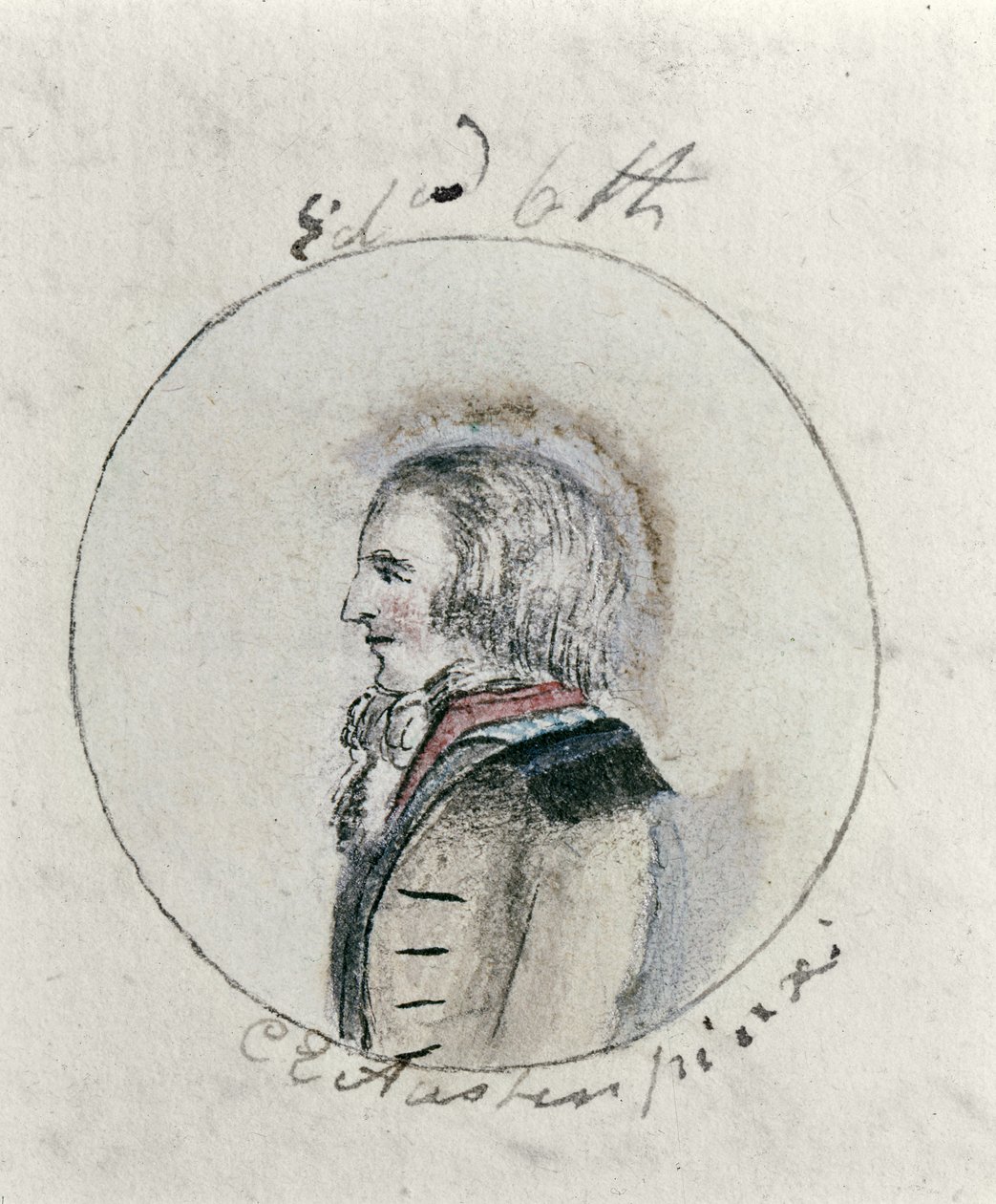 Eduard VI, ca. 1790 door Cassandra Austen
