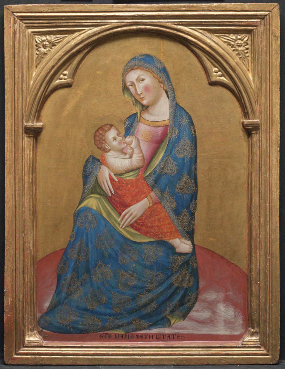Madonna van Nederigheid door Caterino Veneziano