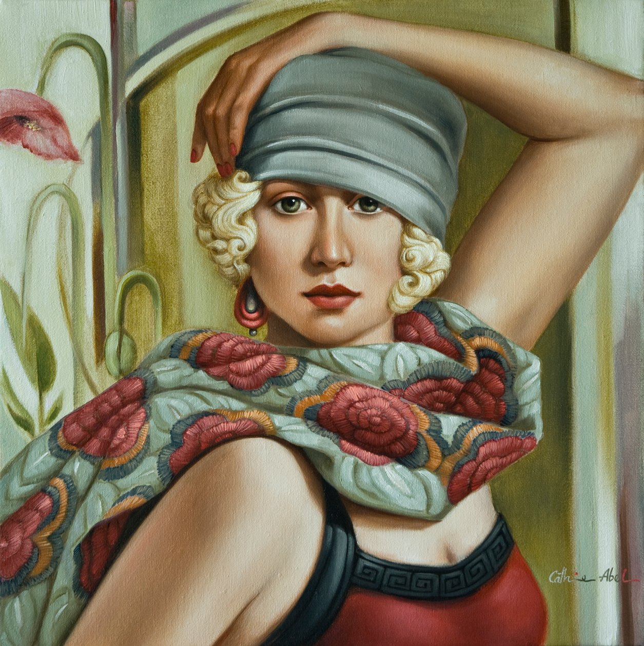 Grijze cloche door Catherine Abel