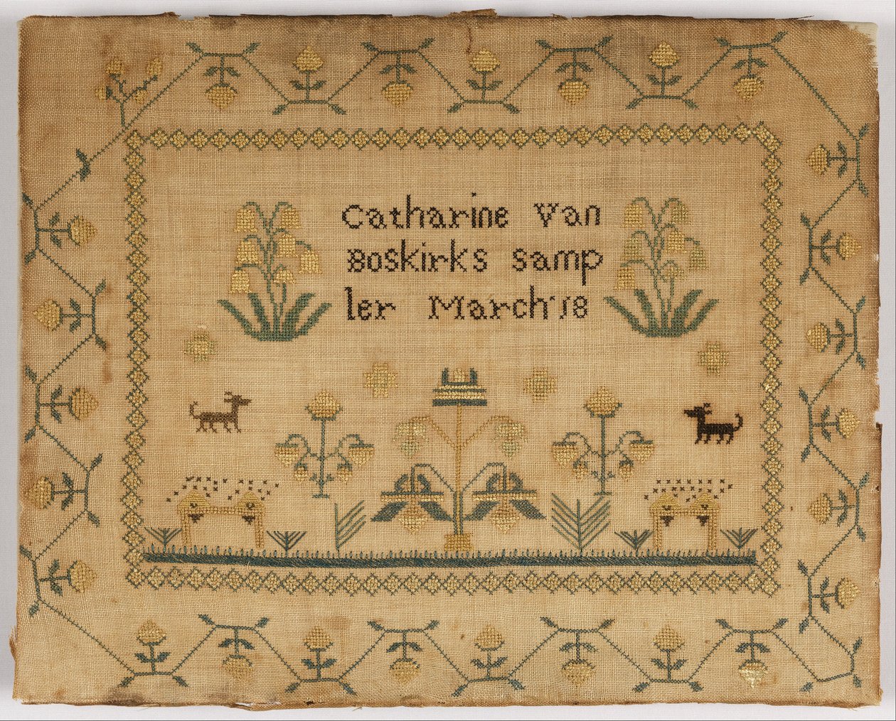 Merklap door Catherine Van Boskirk