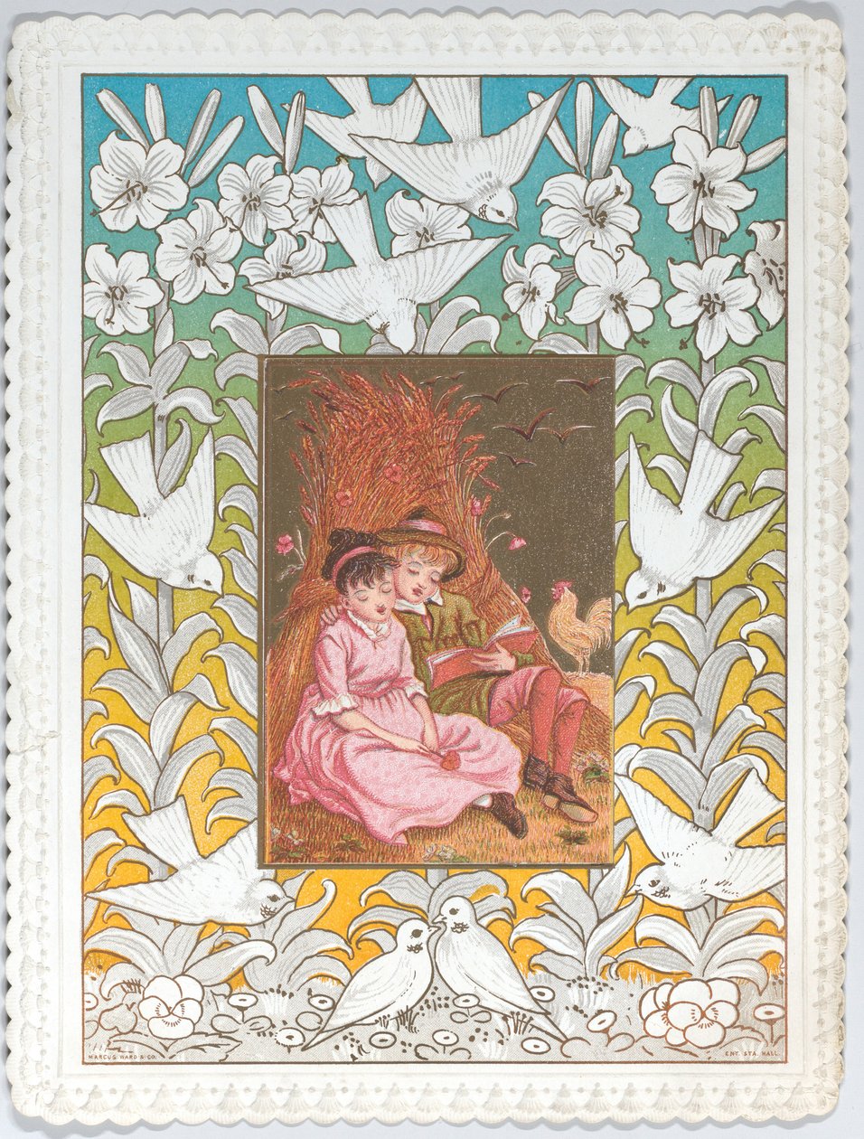 Valentijn, 1876 door Catherine Greenaway