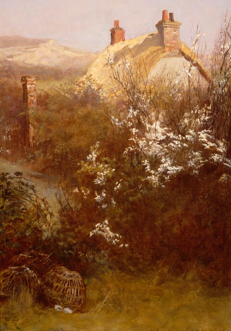 Een huisje in St. Quen, Jersey door Catherine Ouless