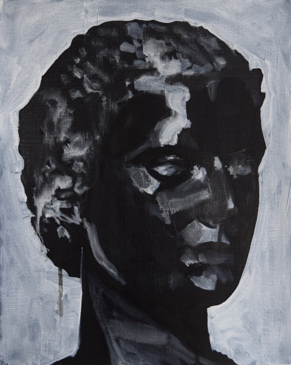 Belladonna: Marina, 2014 (olieverf en acryl op papier) door Cathy Lomax