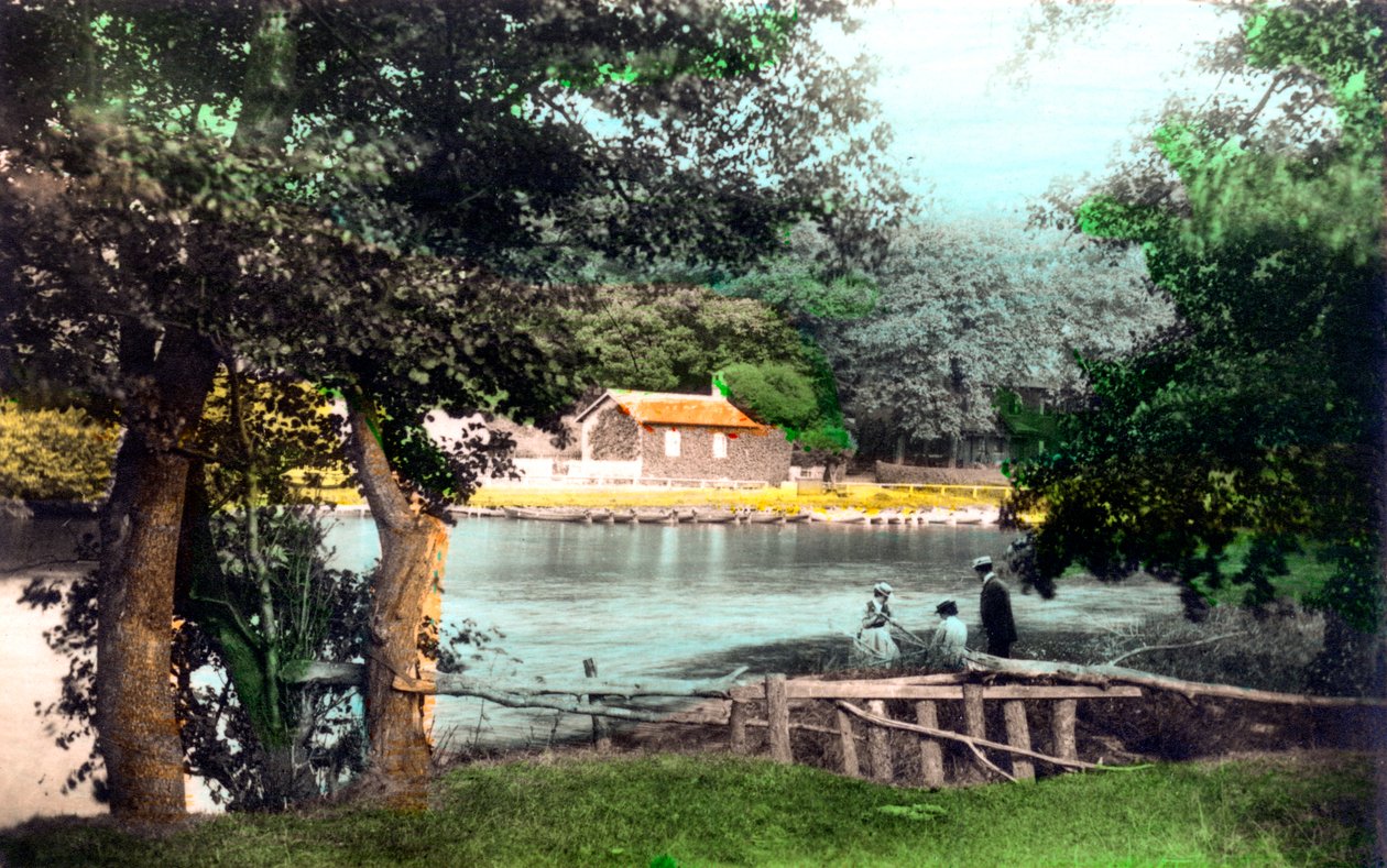 Ruswarp Dam, Whitby, North Yorkshire, 1926 door Cavenders Ltd