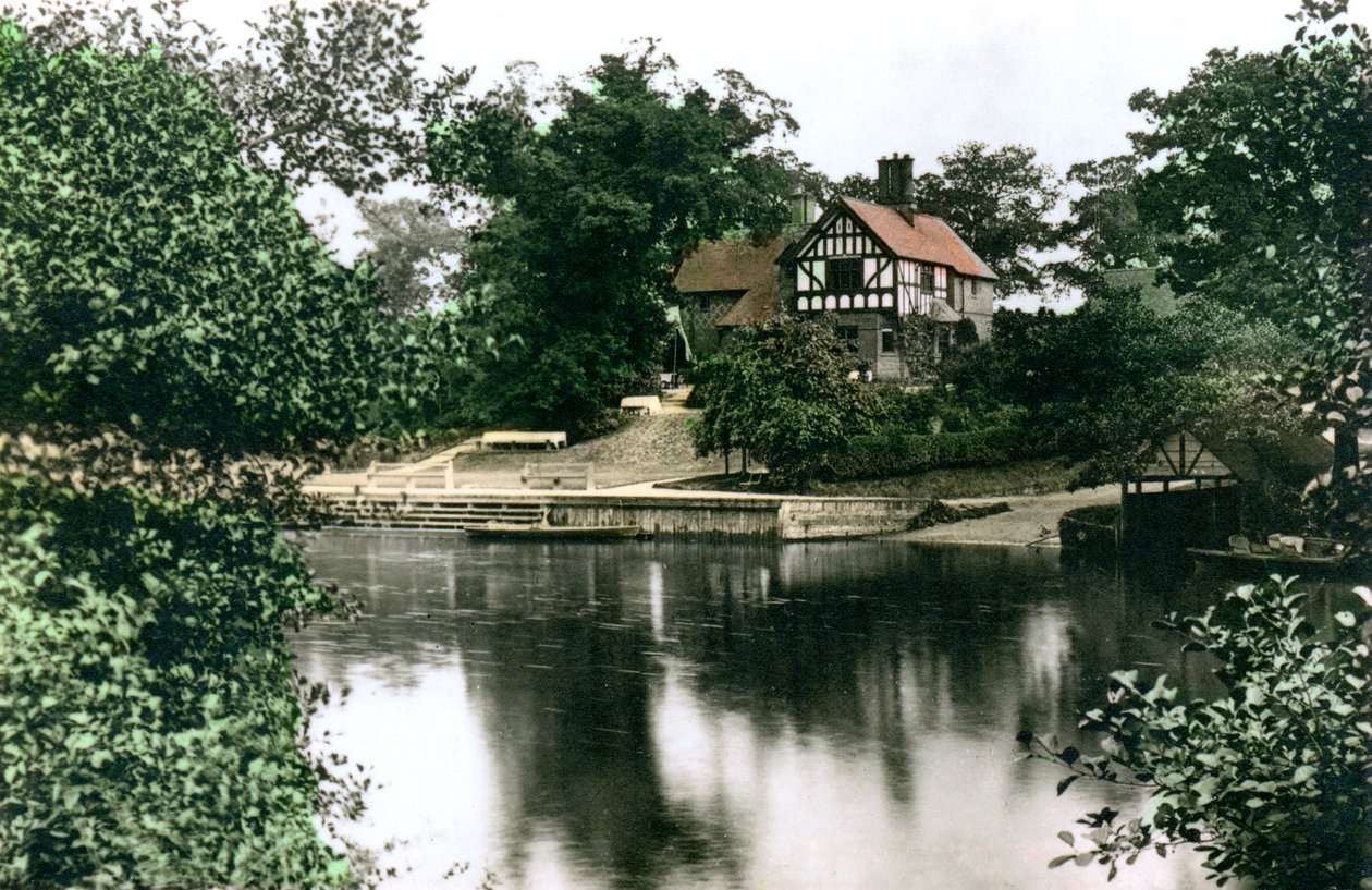 De Rivier Dee bij Chester, Cheshire, 1926 door Cavenders Ltd