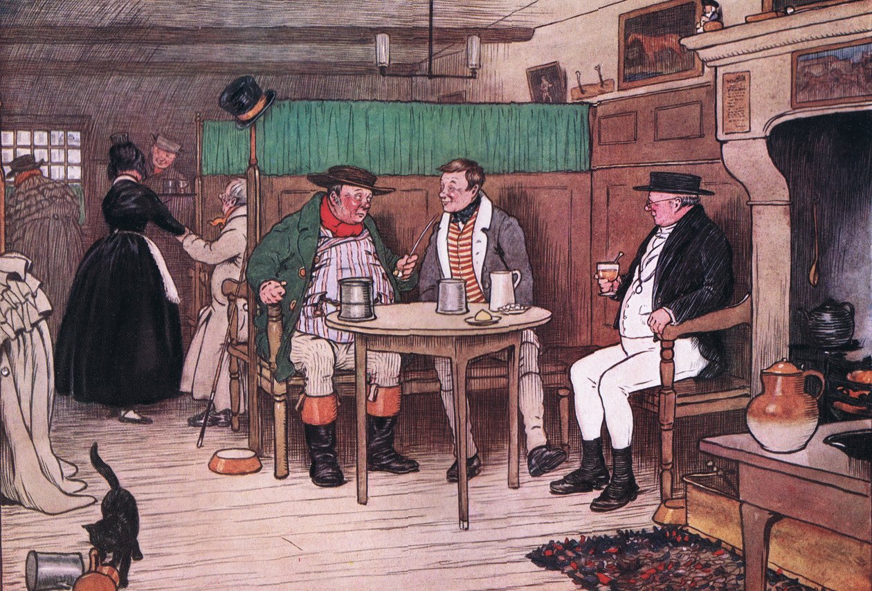 Neem een voorbeeld aan je vader, jongen, en wees heel voorzichtig met weduwen je hele leven door Cecil Charles Windsor Aldin
