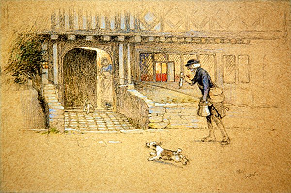 Terug naar huis door Cecil Charles Windsor Aldin