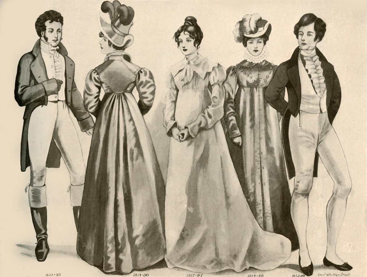 Kleding van 1812-1828 door Cecil W. Trout