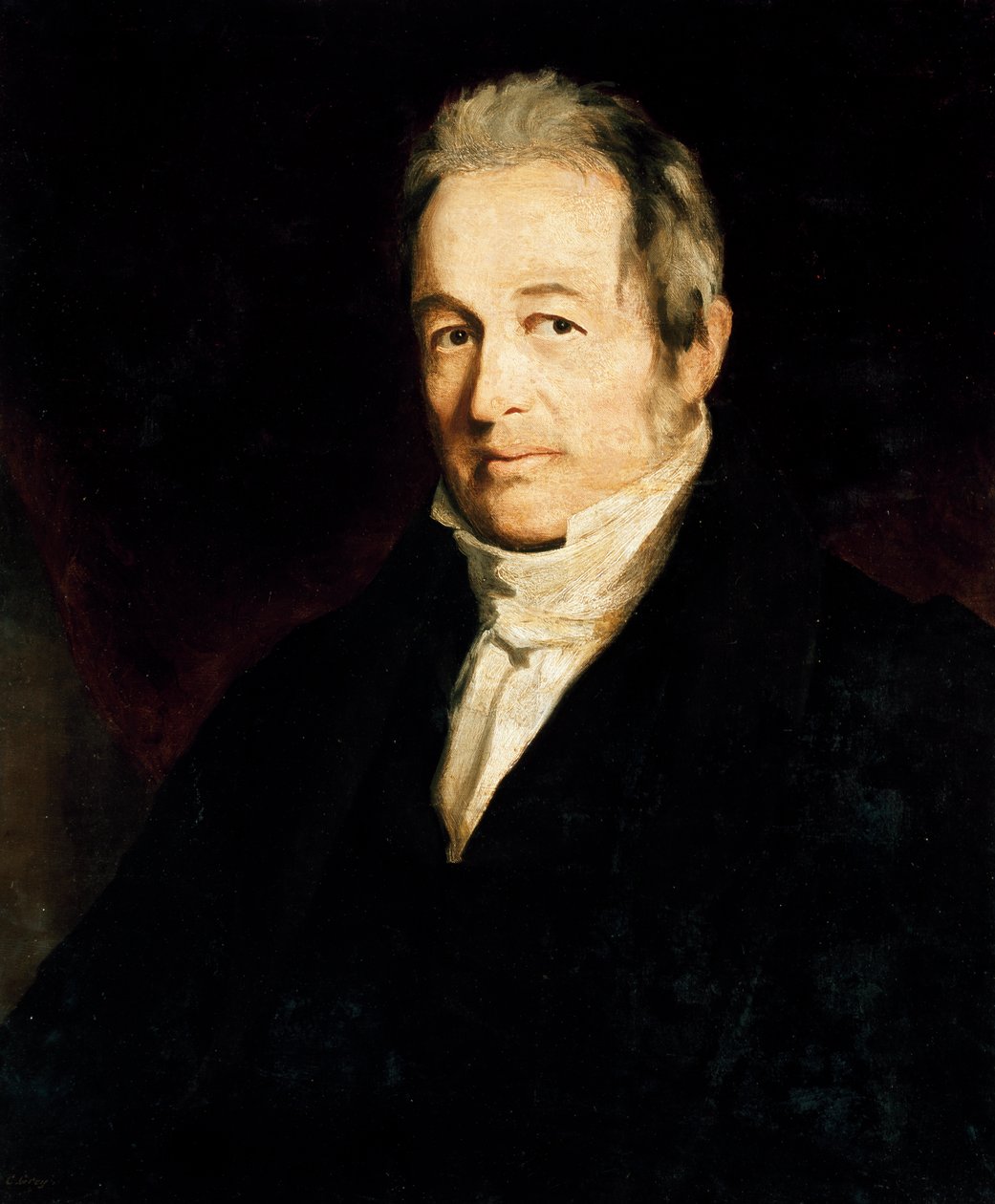 Portret van John Galt (1779-1839), Schotse schrijver door Cedric Gray