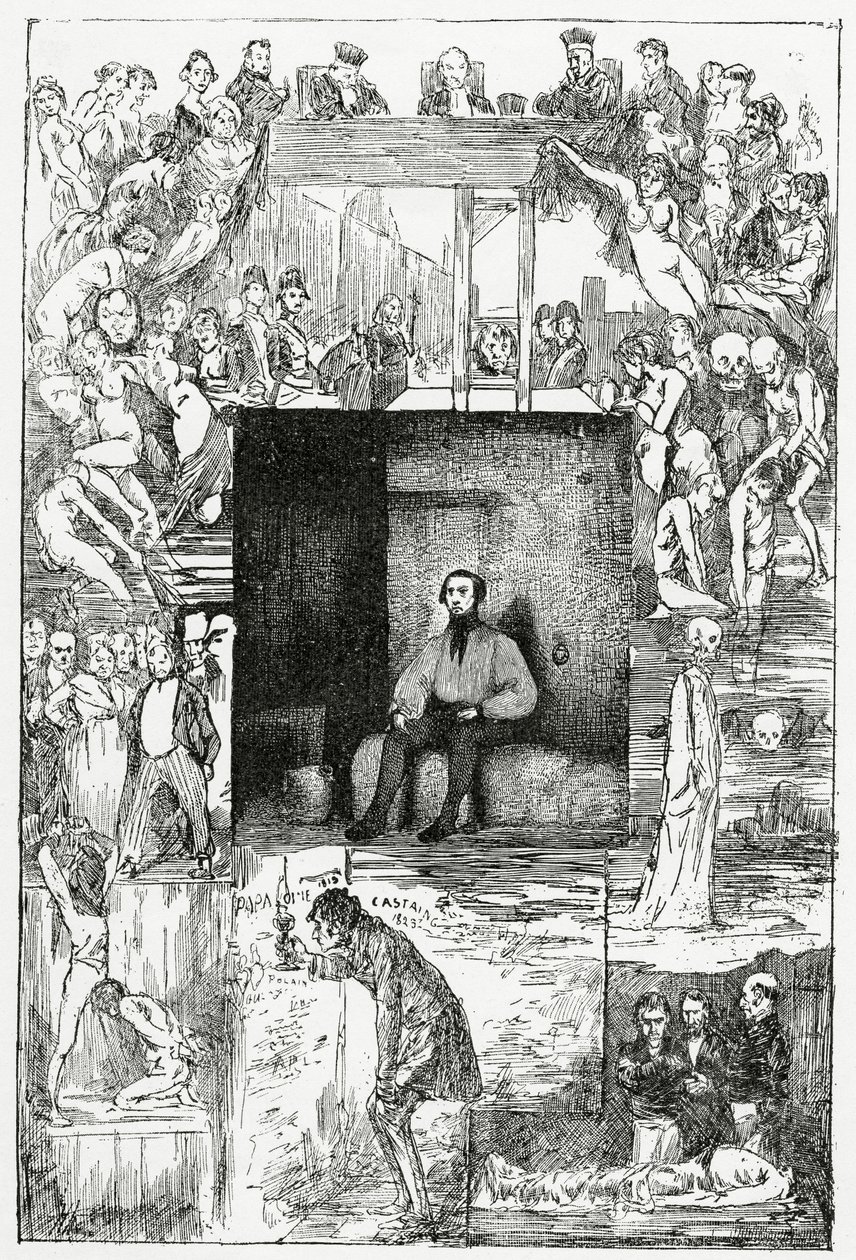 De Laatste Dag van de Gevangene, 19e Eeuw door Celestin Francois Nanteuil