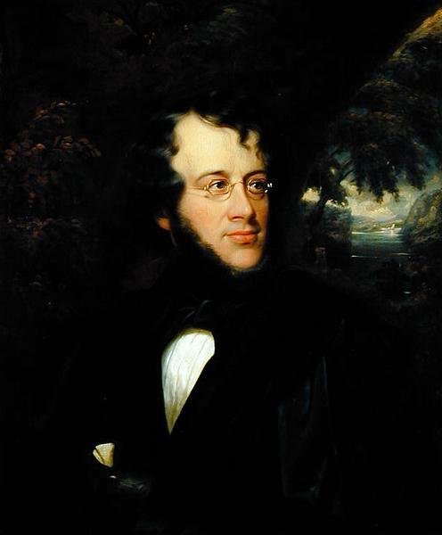 Portret van Charles Fenno Hoffman (1806-84) door Cephas Giovanni Thompson