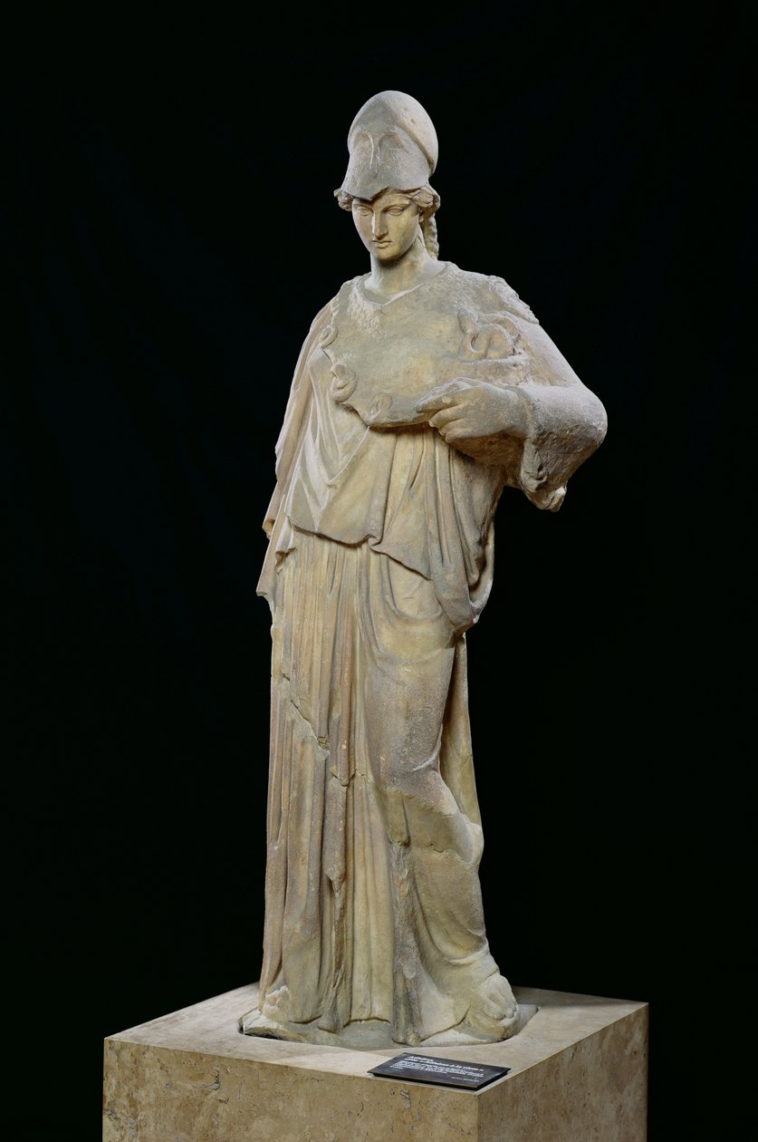 Athena met een cist, Romeinse kopie van een 4e eeuw v.Chr. origineel door Cephisodotus