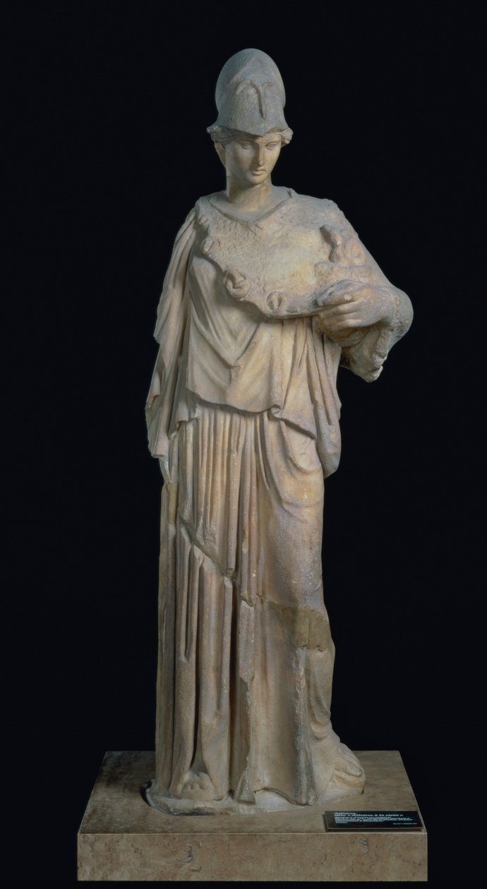 Athena met een cist, Romeinse kopie van een 4e eeuw v.Chr. origineel door Cephisodotus