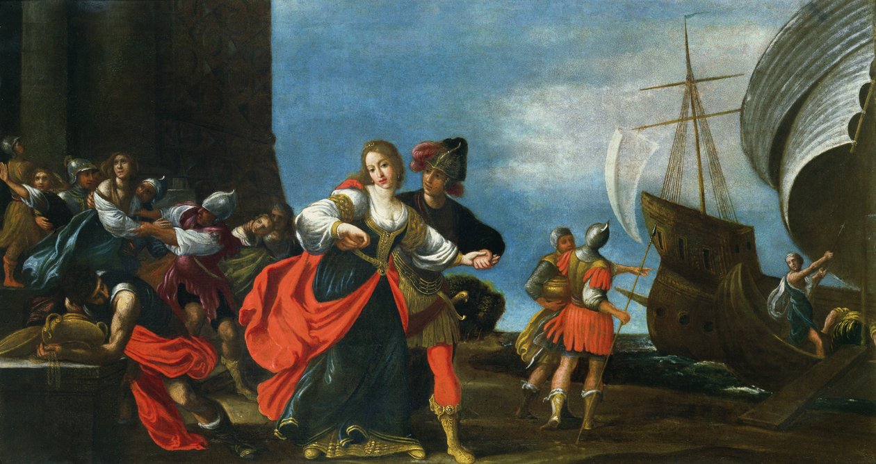 De Ontvoering van Helena van Troje door Cesare Dandini
